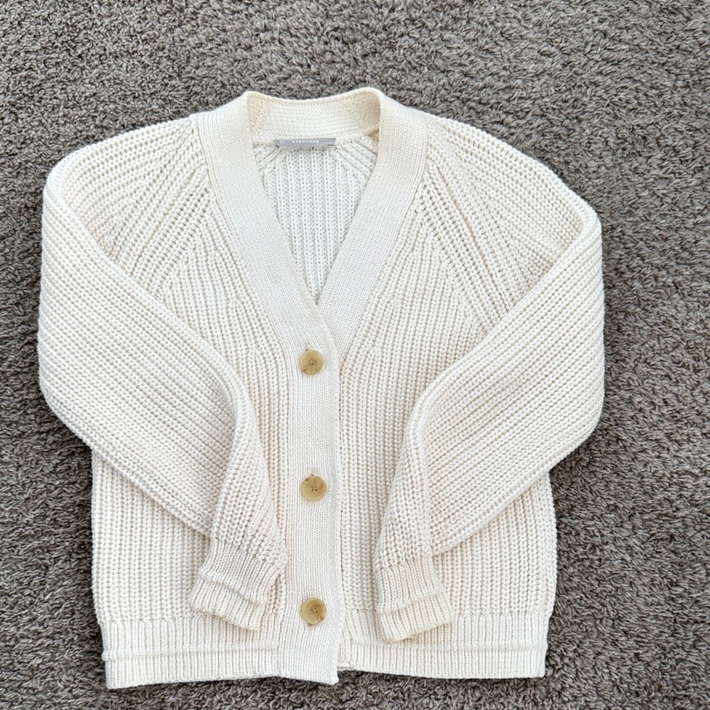 Everlane Chunky Knit Cartigan